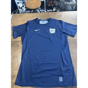 Butler Bulldogs Shirt Mens Large Blue Dri Fit Fitted Nike Pro Short Sleeve